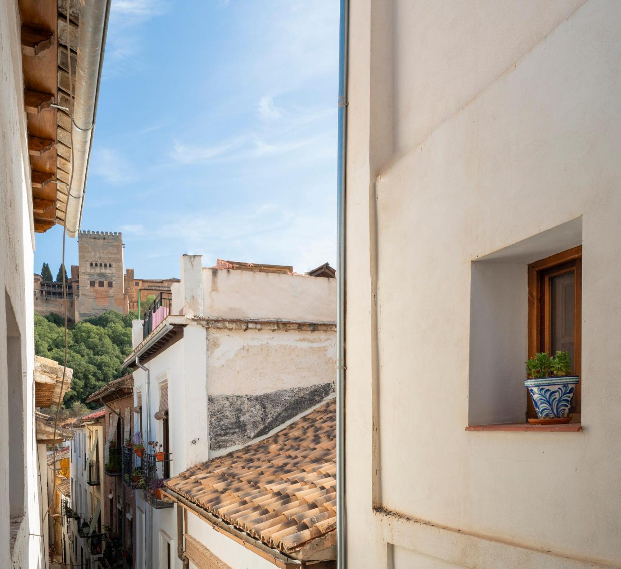 El Rincon Nazari - Vistas A La Alhambra Y Terraza Διαμέρισμα Γρανάδα Εξωτερικό φωτογραφία